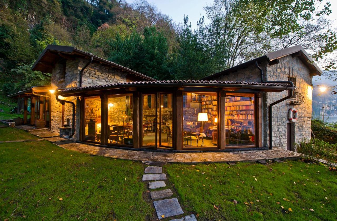 The Writer'S Nest Waterfront Villa By Rent All Como Faggeto Lario Exterior photo