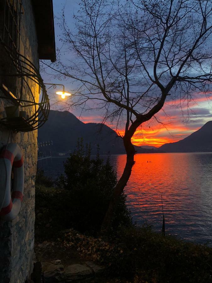 The Writer'S Nest Waterfront Villa By Rent All Como Faggeto Lario Exterior photo