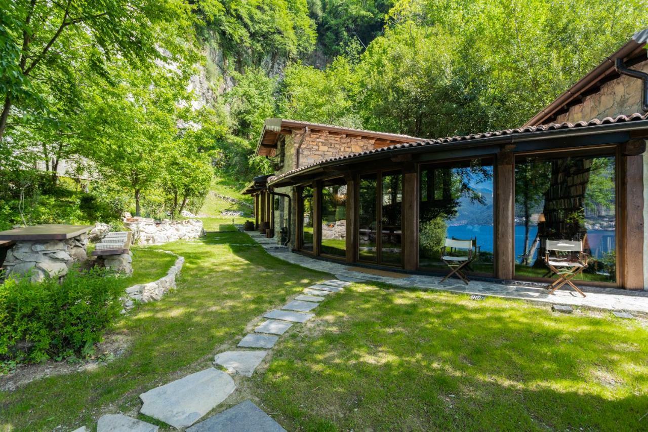 The Writer'S Nest Waterfront Villa By Rent All Como Faggeto Lario Exterior photo