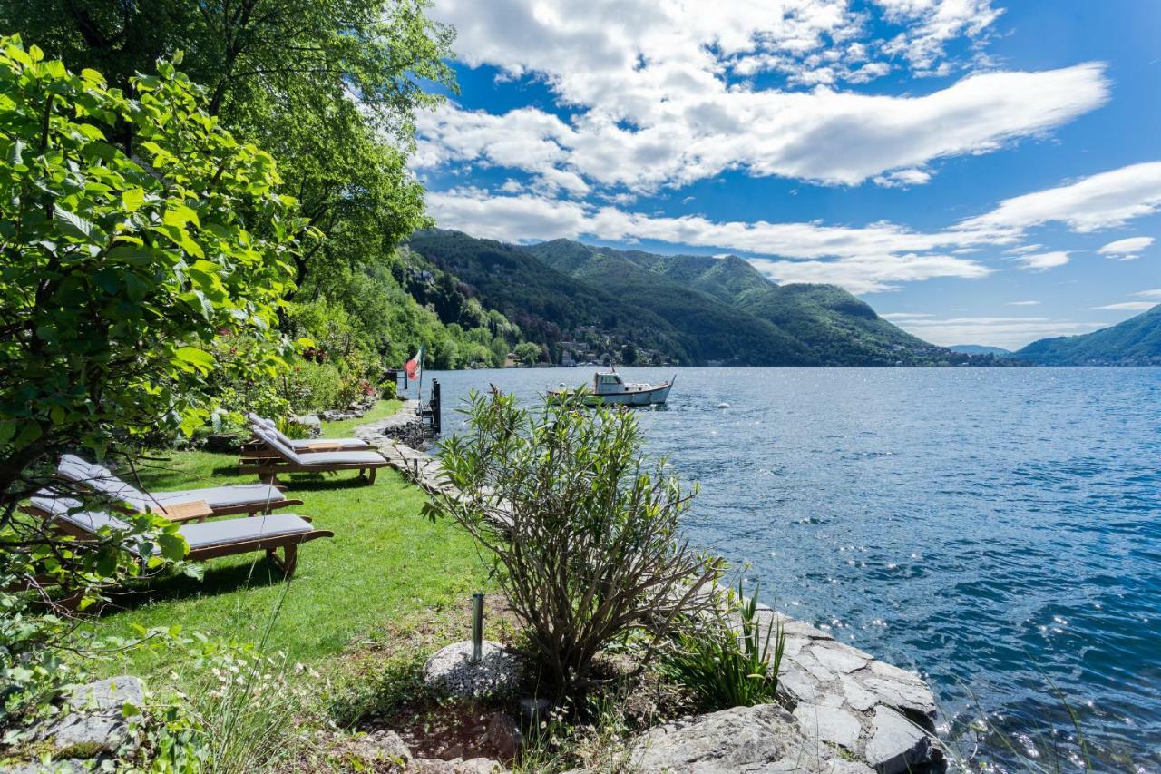 The Writer'S Nest Waterfront Villa By Rent All Como Faggeto Lario Exterior photo