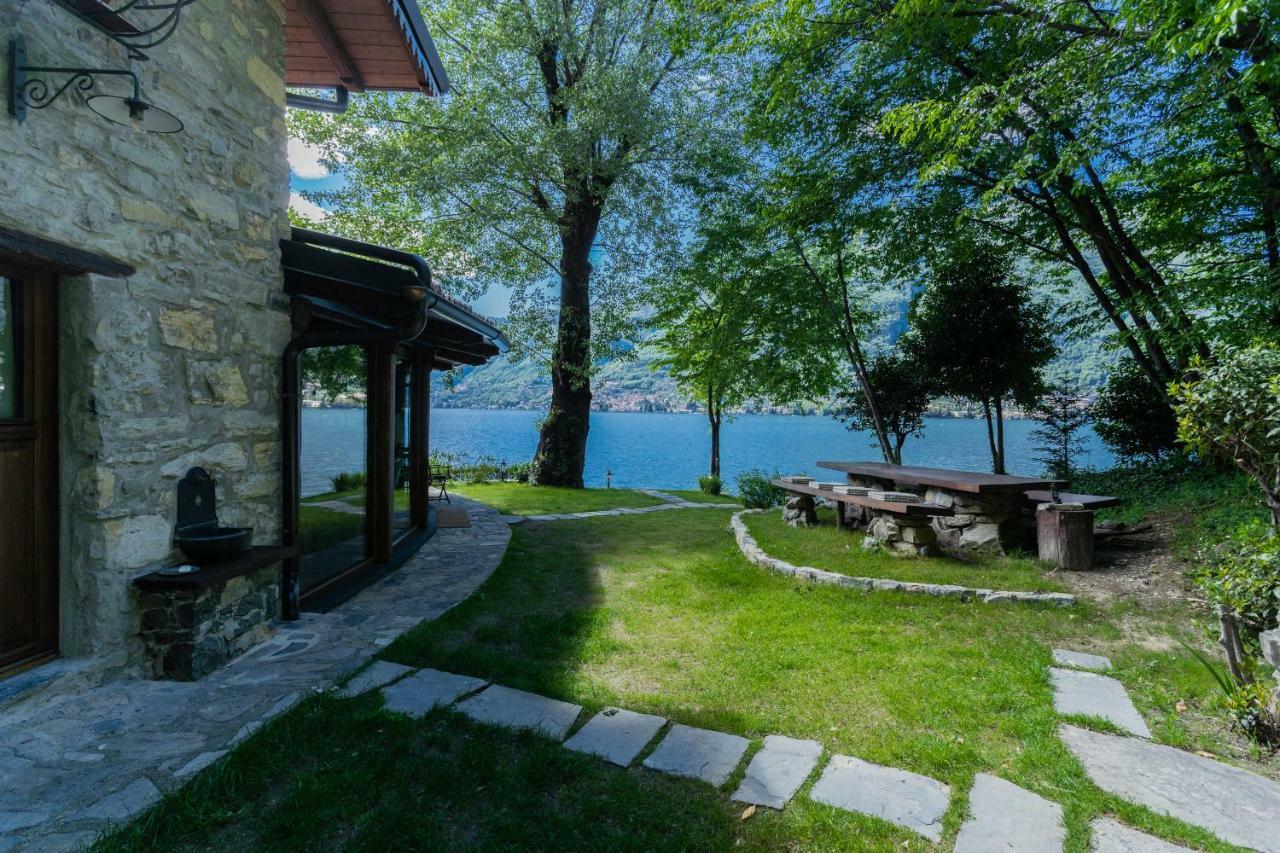 The Writer'S Nest Waterfront Villa By Rent All Como Faggeto Lario Exterior photo