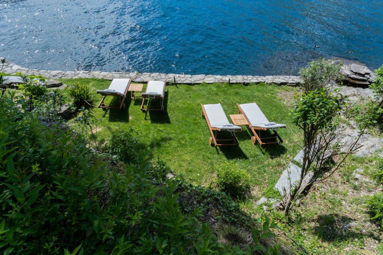 The Writer'S Nest Waterfront Villa By Rent All Como Faggeto Lario Exterior photo